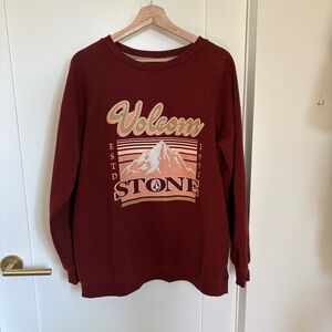 Volcom Oversized Crewneck Sweatshirt